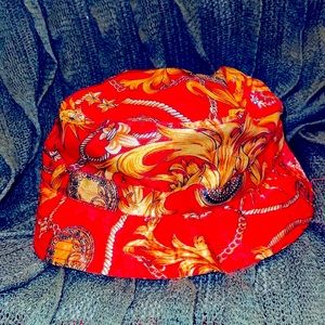 Silky designer bucket hat.